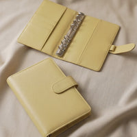 Yellow A6 PU Leather Binders